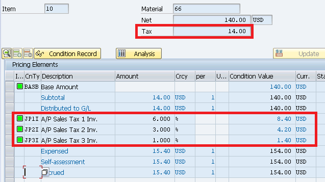 tax code assignment in sap mm