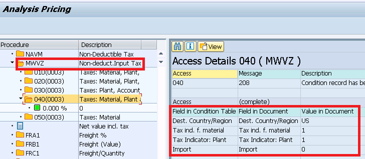 tax code assignment in sap mm