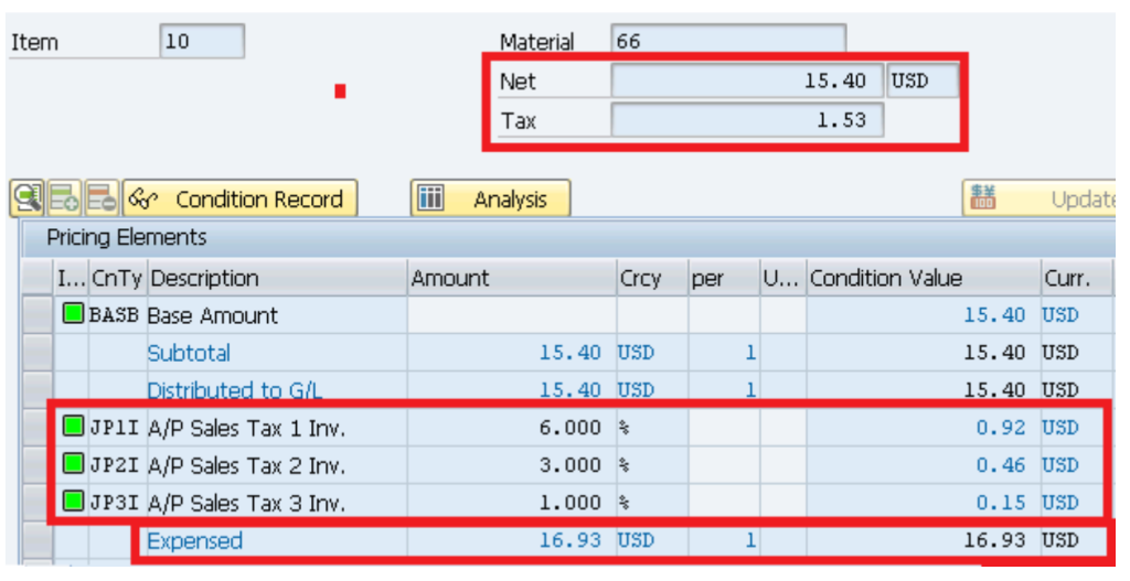 tax code assignment in sap mm