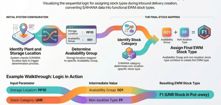 Stock Type, Availability Group & Storage Location Mapping